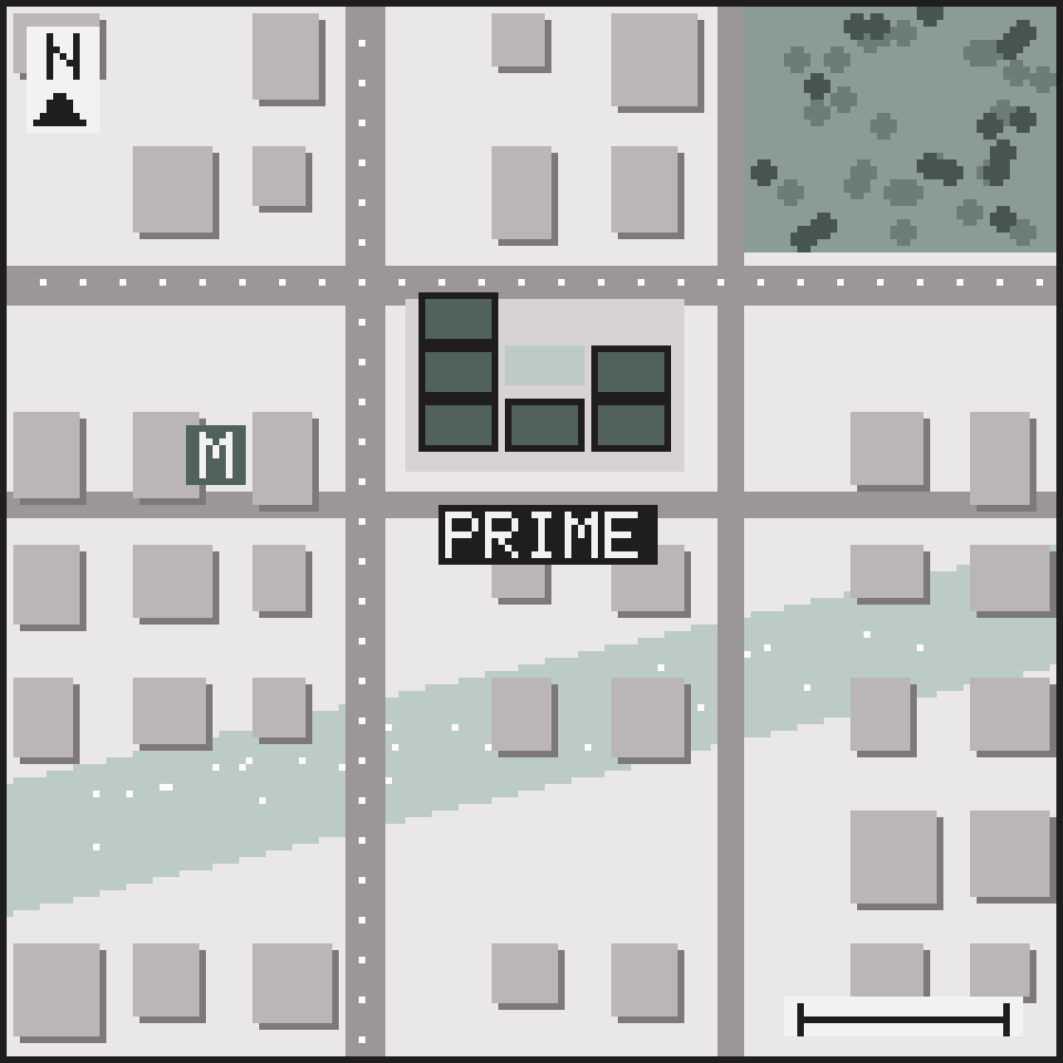 Site plan and surrounding area